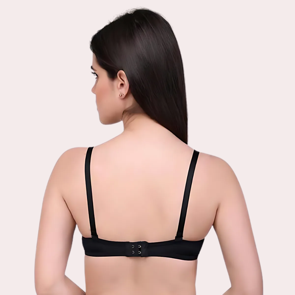 Silken Lift Demi Cup Underwired Support Bras – Pack of 2 (Assorted Colors) Snazzyway