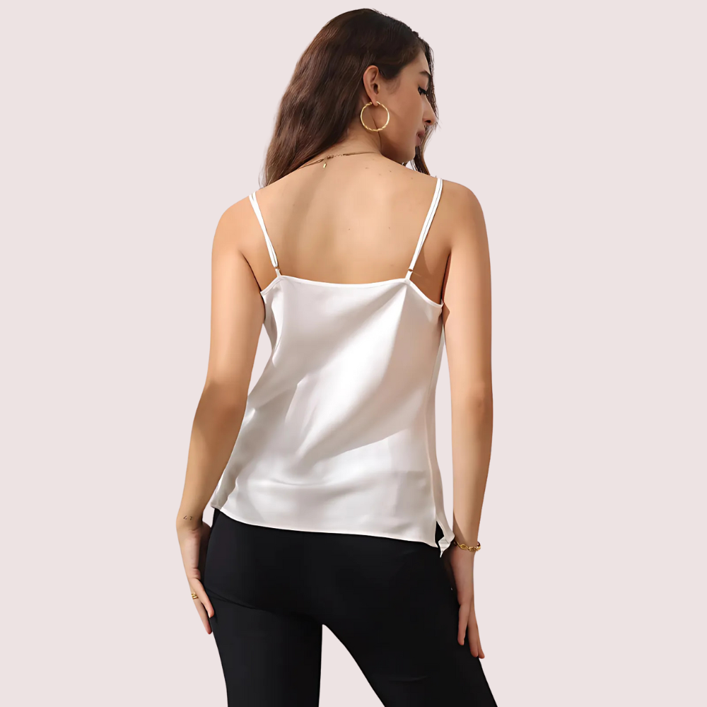 Premium Silk Cowl Neck Camisole for Layering Snazzyway