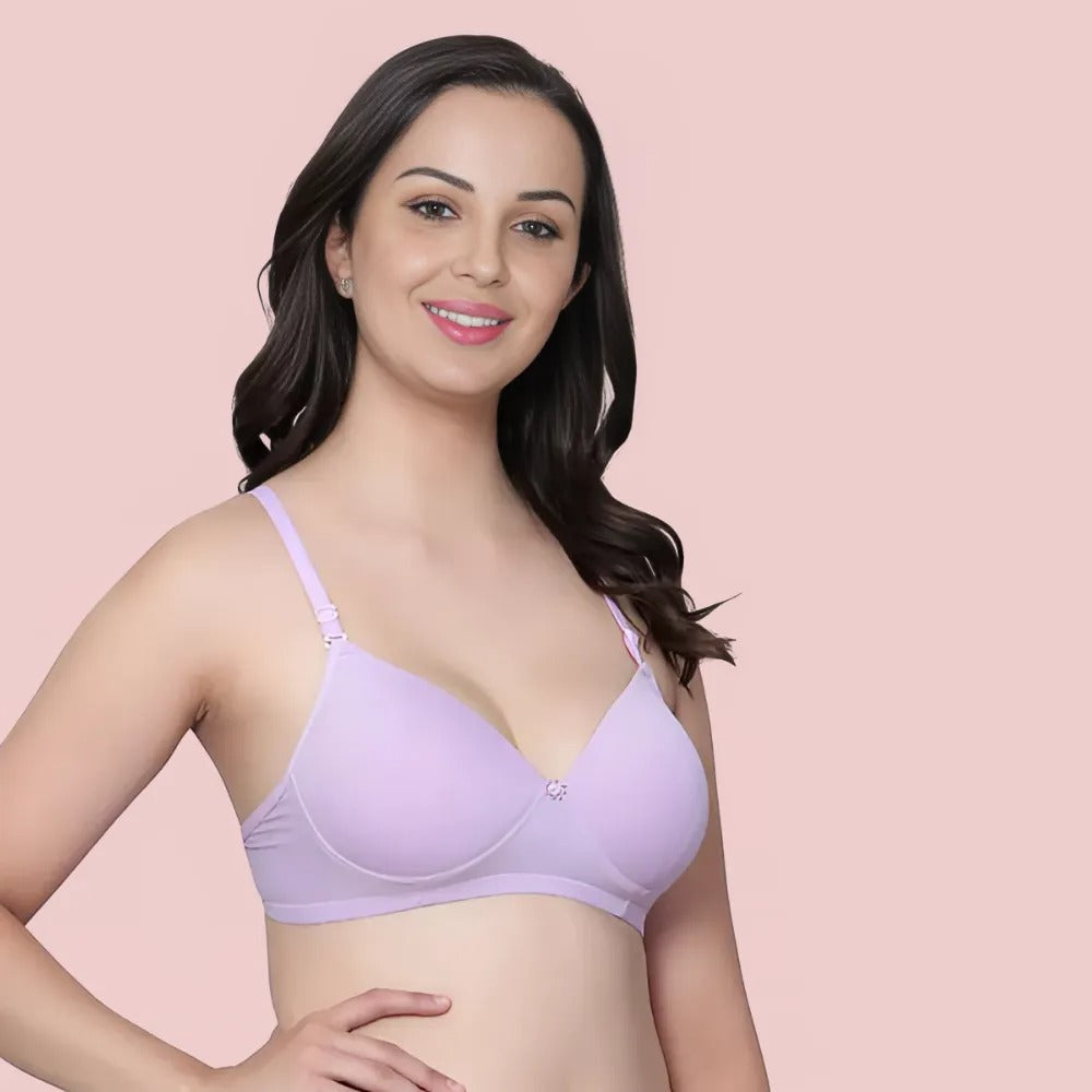 Bliss Wear Non-Wired Padded Bra Essentials – 6 Pack