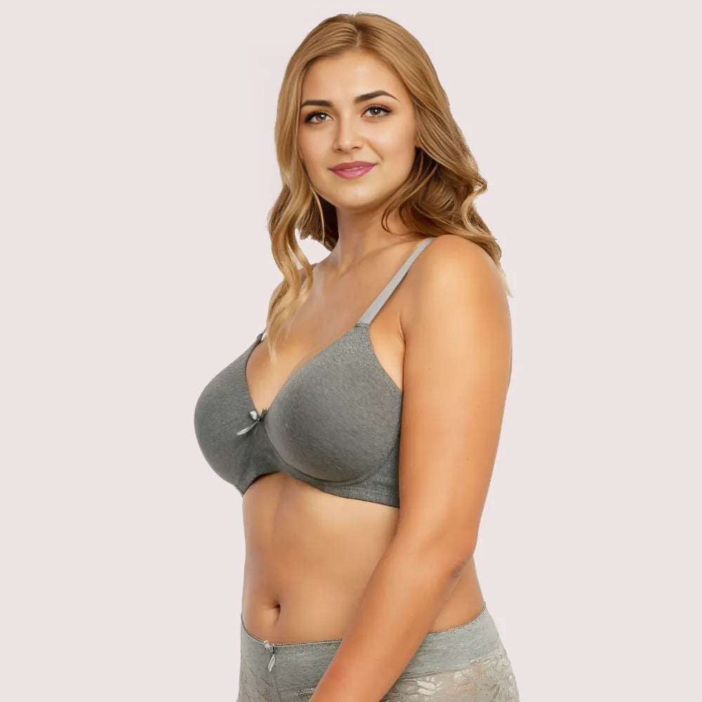 2 Pack No Wire Full Cup Light Padded bra